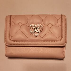 Juicy Couture Blush Quilted Heart Wallet